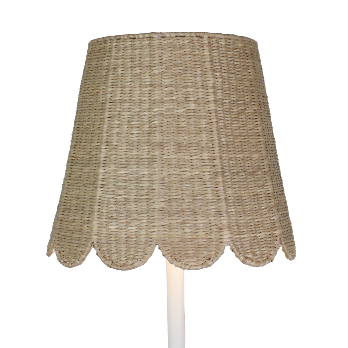 XXL Seagrass Shade Cover - Scalloped in Natural-Noble Designs