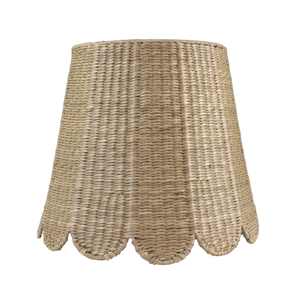 XXL Seagrass Shade Cover - Scalloped in Natural-Noble Designs