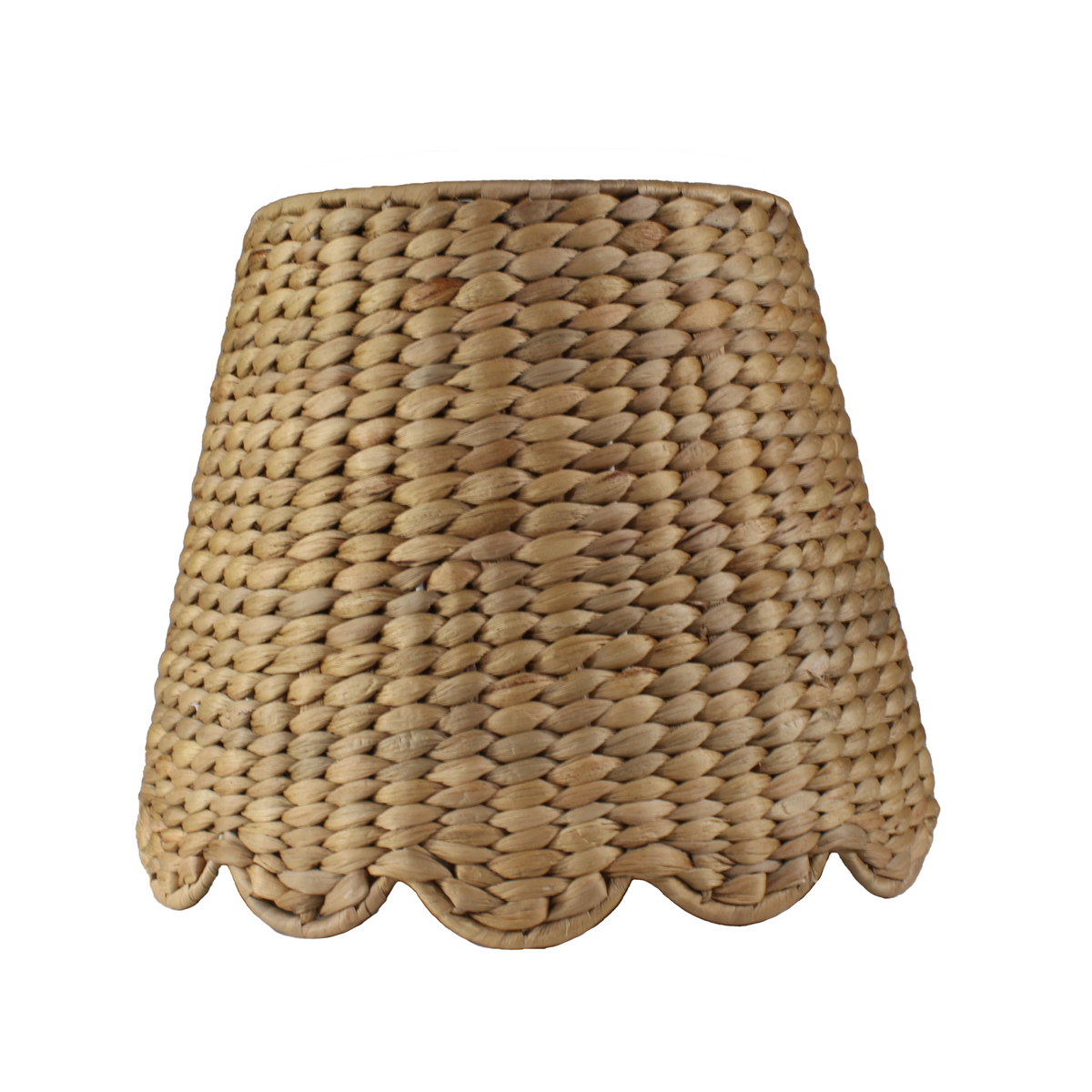 XXL Water Hyacinth Shade Cover - Scalloped in Natural-Noble Designs