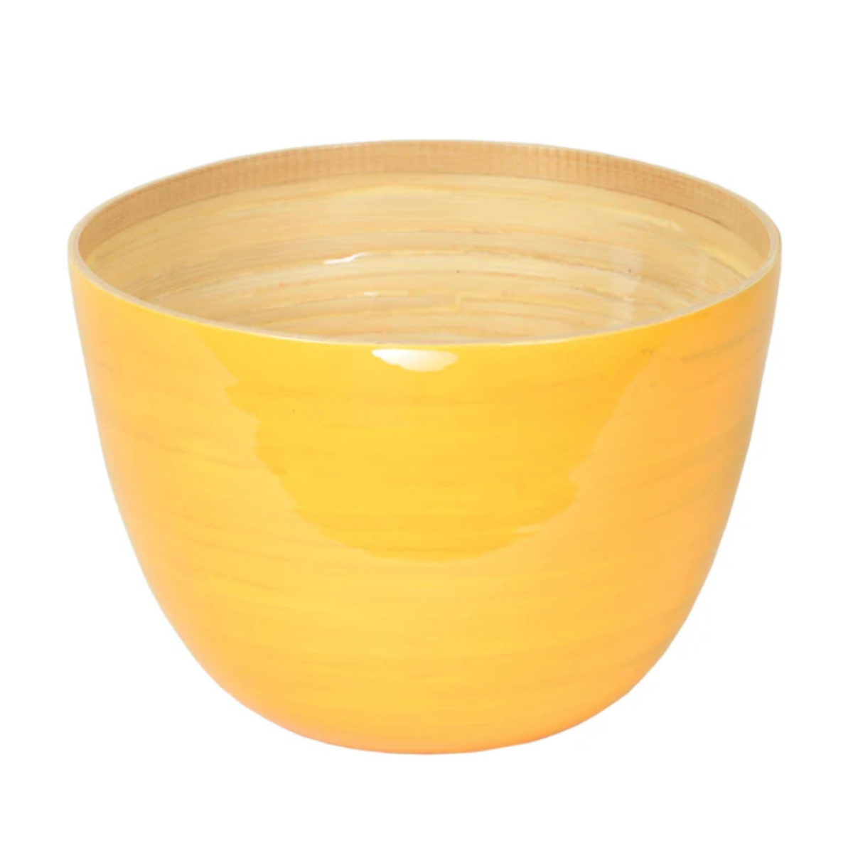 Yellow Bamboo Mixing Bowl - Noble Designs