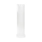 Fluted Acrylic Column - Clear - Noble Designs