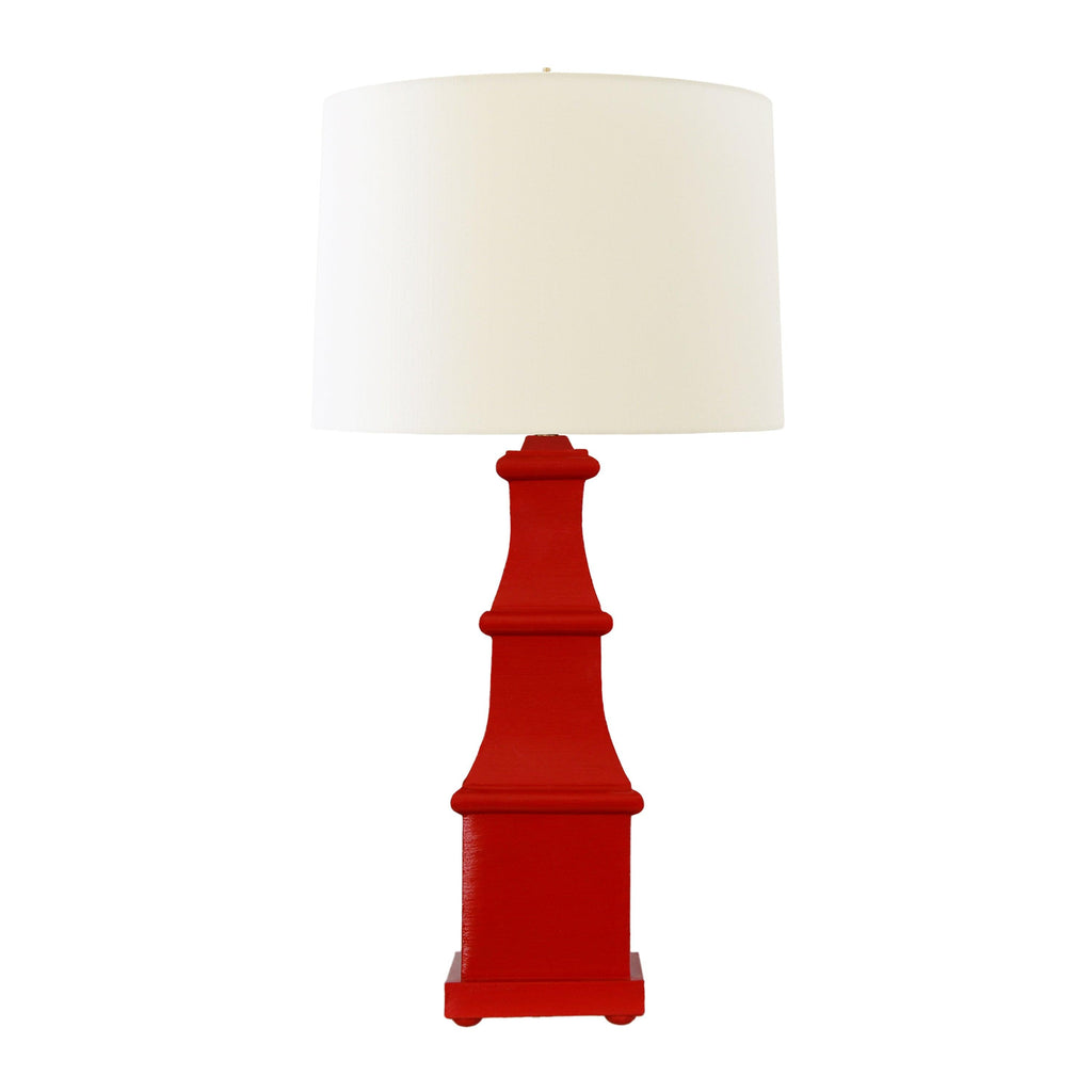 Allegra Red Lamp - Noble Designs