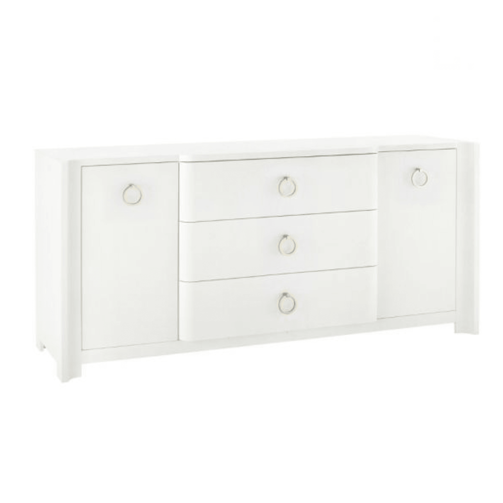 Audrey 3-Drawer & 2-Door Cabinet in Cream - Noble Designs