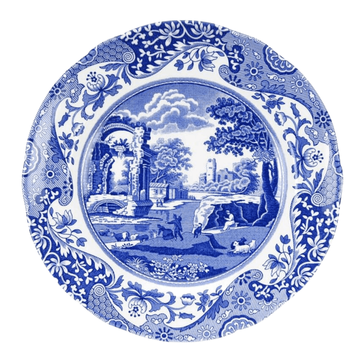 Spode Blue Italian Salad Plates - Noble Workroom