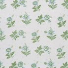 Colline Leaf & Aqua Drapes - Noble Workroom