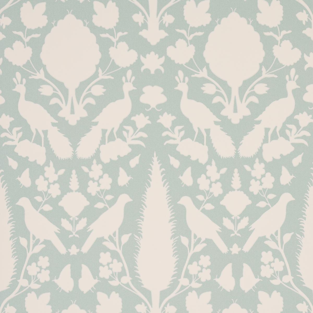 Chenonceau in Aquamarine Wallpaper - Noble Designs