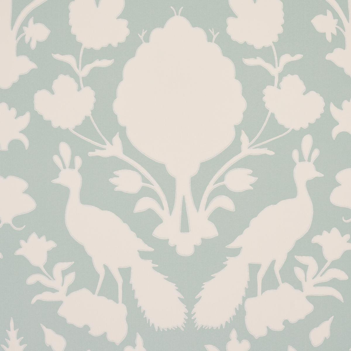 Chenonceau in Aquamarine Wallpaper - Noble Designs