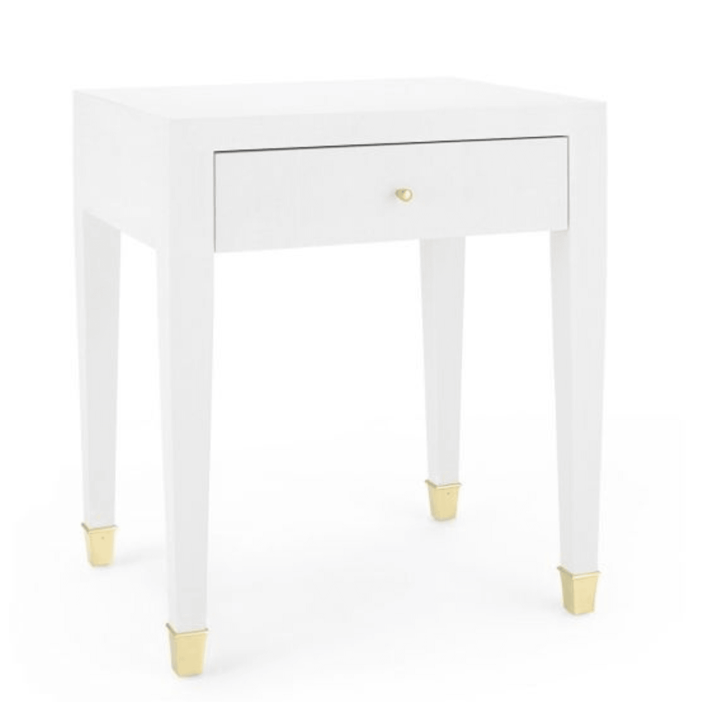 Claudette 1-Drawer Side Table - Noble Designs