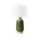 Olive Green Carolyn Lamp with Shade - Noble Designs