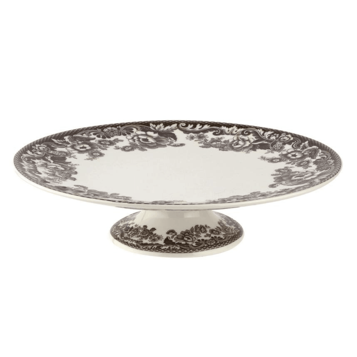 Spode Delamere 10.5" Footed Cake Plate - Noble Workroom