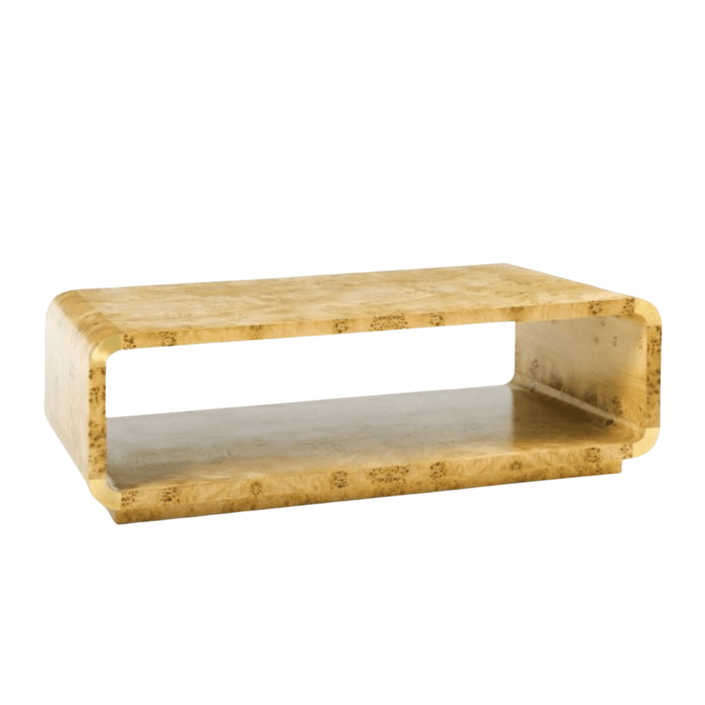 Emil Coffee Table in Burl - Noble Designs