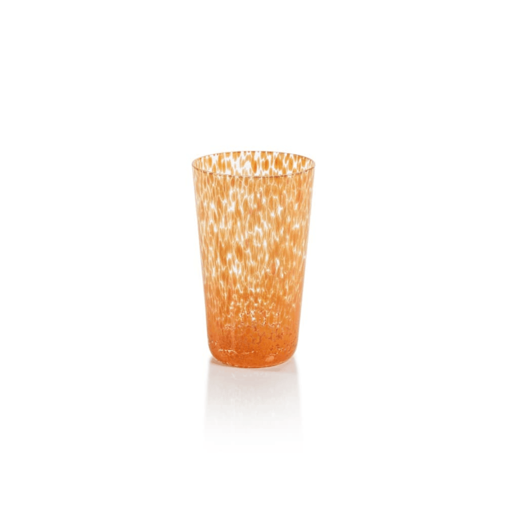 Gigi Speckled Light Orange Glass - Noble Designs