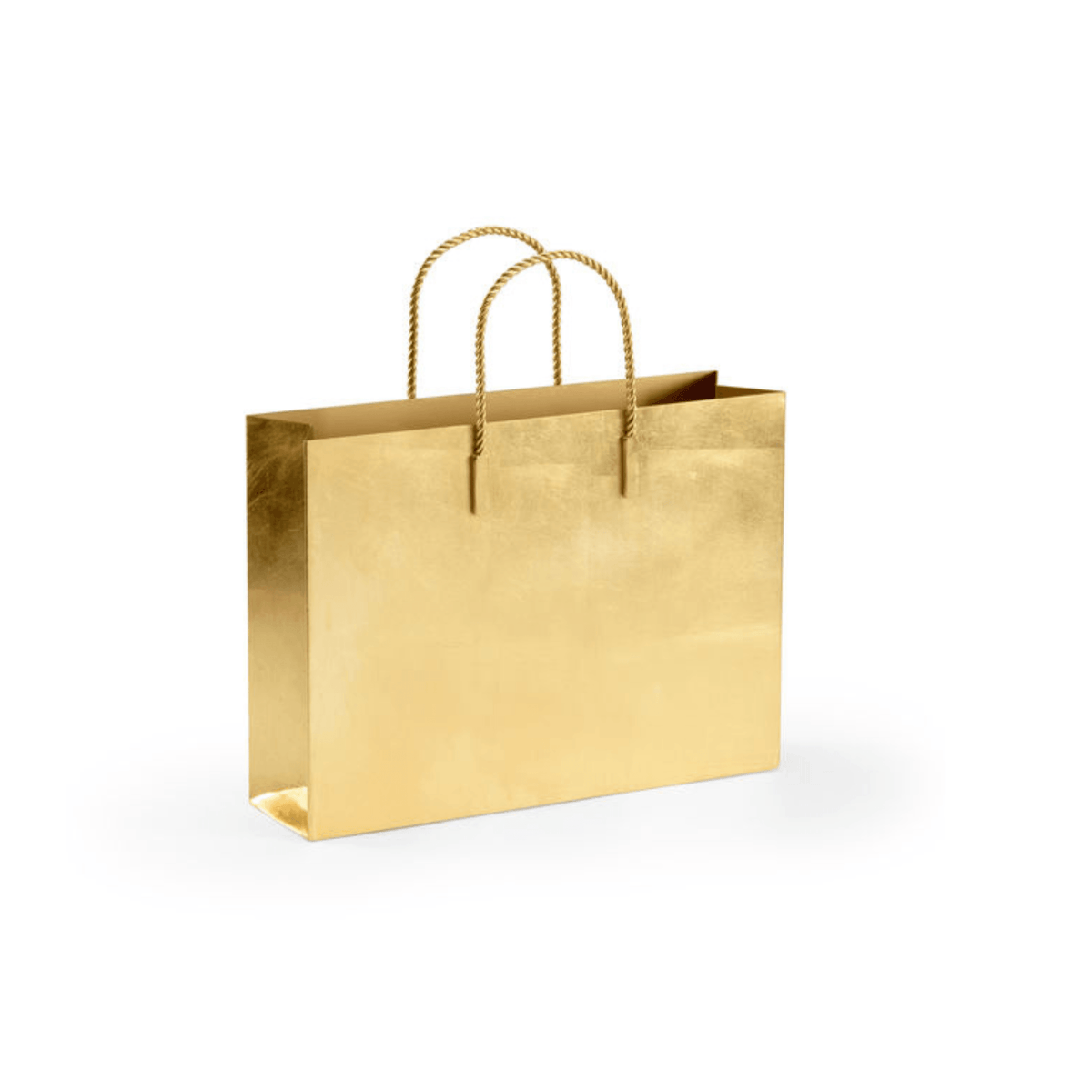Gold Chic Tote Magazine Rack - Noble Designs