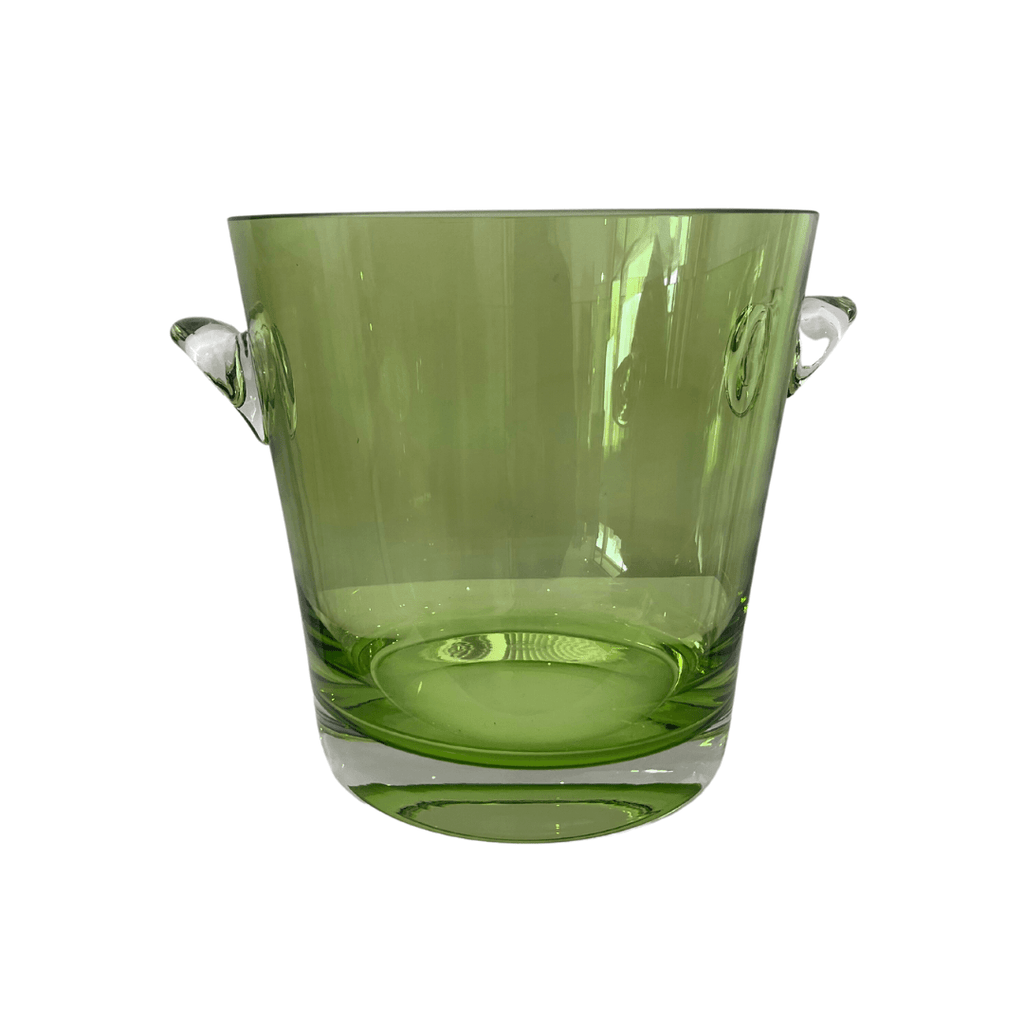 Green Art Glass Ice Bucket - Noble Designs