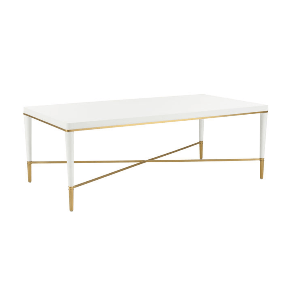 Hamlet Cocktail Table in White - Noble Designs