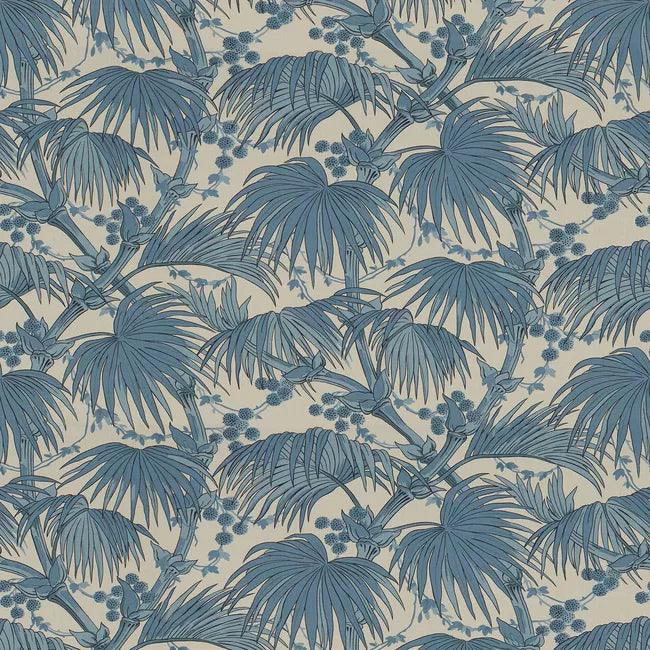 Las Palmas in Blue Fabric - Noble Designs
