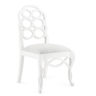 Loop Side Chair in Eggshell White - Noble Designs
