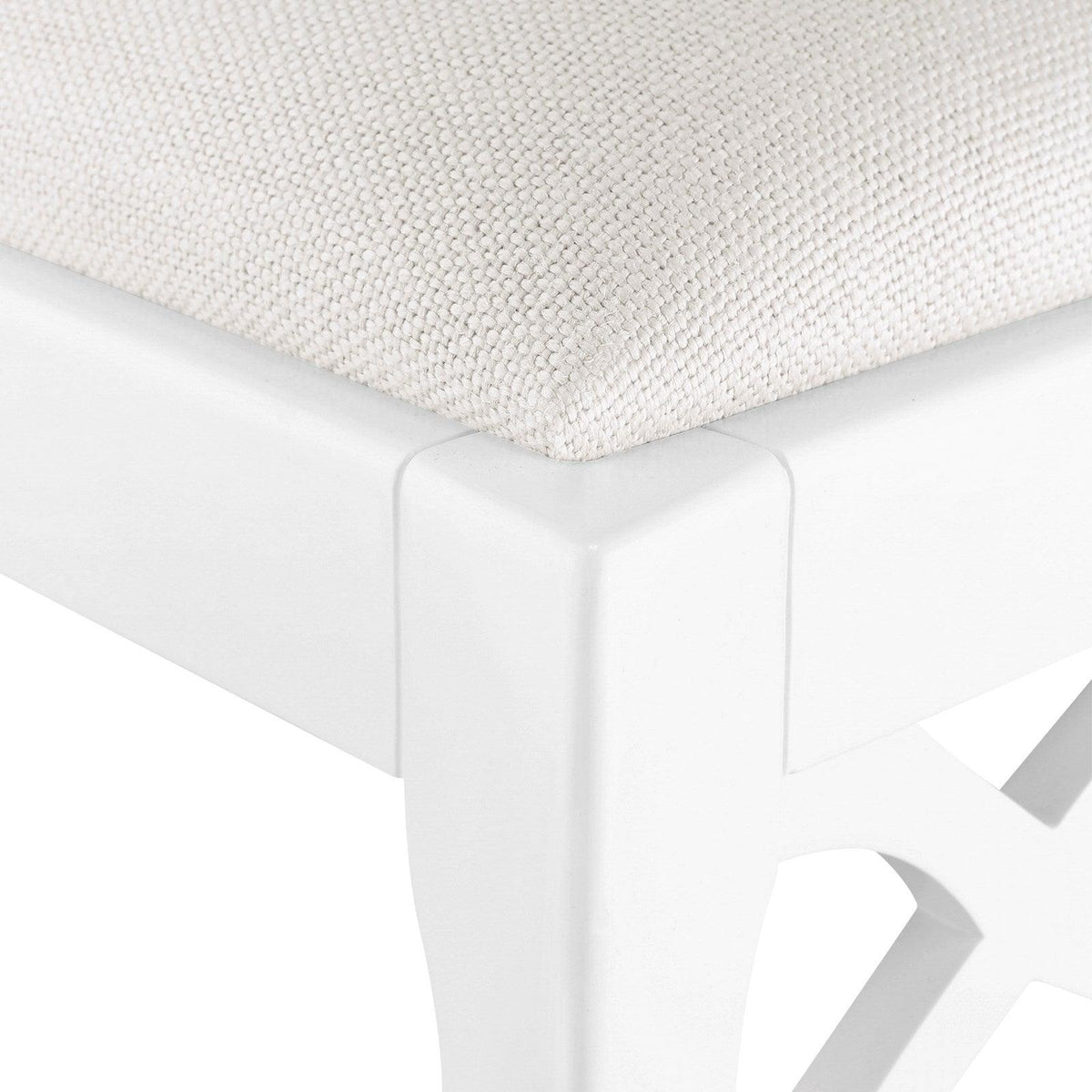 Loop Side Chair in Eggshell White - Noble Designs