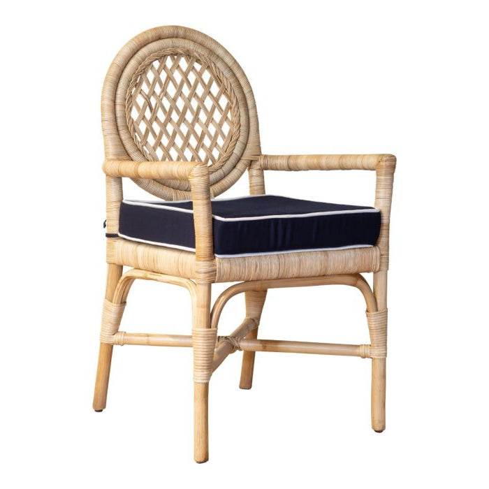 Louis XVI Trellis Arm Chair - Noble Designs