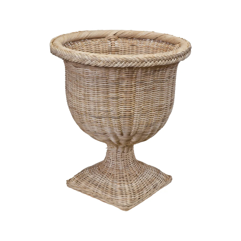 Braided Square Base Urn - Noble Designs