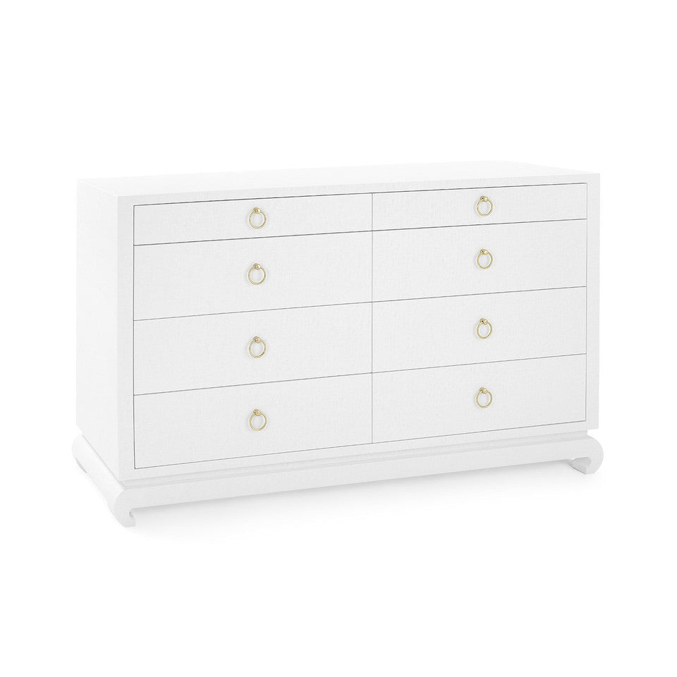 Ming Extra Large 8 Drawer  Dresser - Noble Designs
