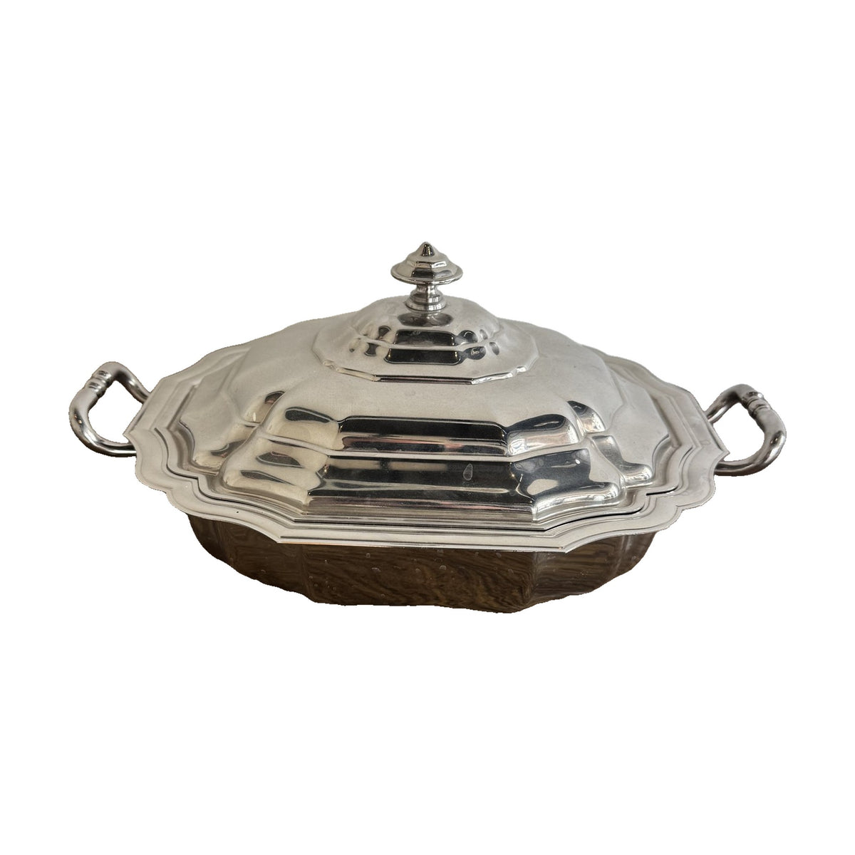 Jean Couzon Silver Lidded Serving Dish - Noble Designs