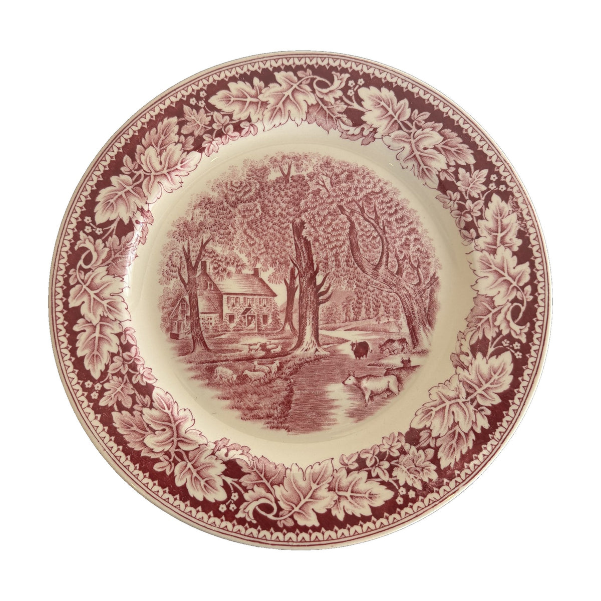 Currier & Ives Dinner and Dessert Plates, Set of 16 - Noble Designs