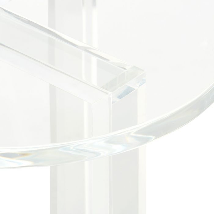 Otis Side Table, Clear - Noble Designs