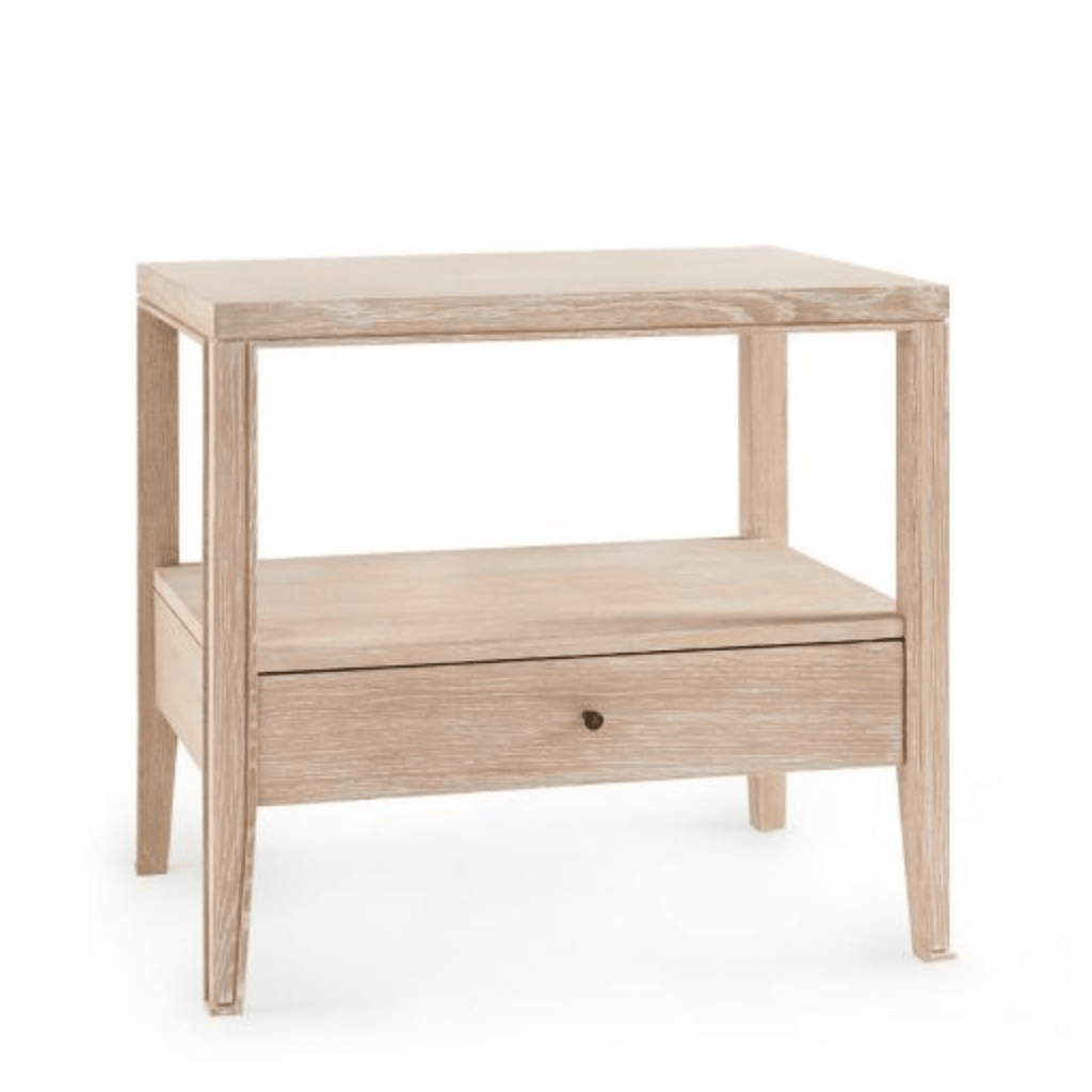 Paola 1-Drawer Side Table- Noble Designs