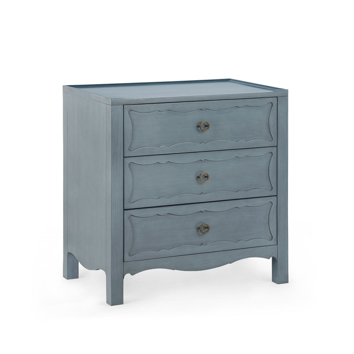 Foggy Horizon Sara 3 Drawer Side Table - Noble Designs