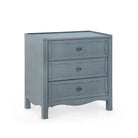 Foggy Horizon Sara 3 Drawer Side Table - Noble Designs