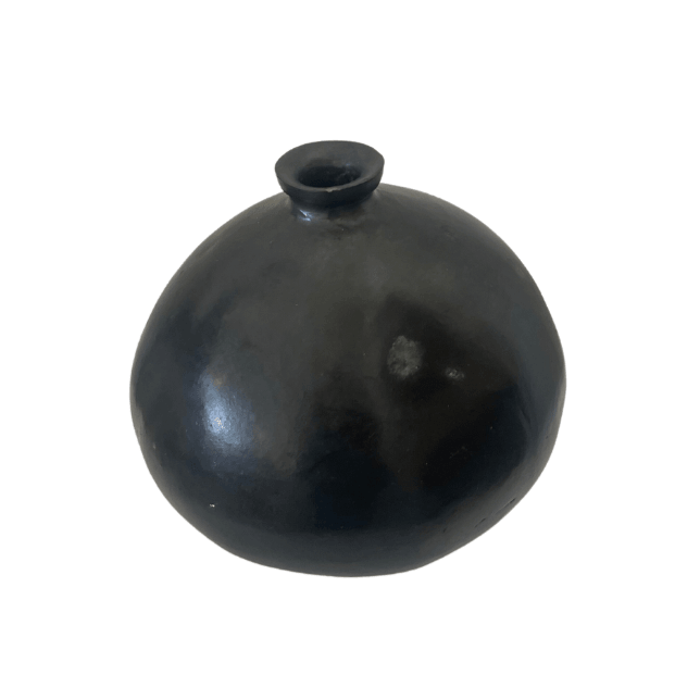 Short Black Vase - Noble Designs