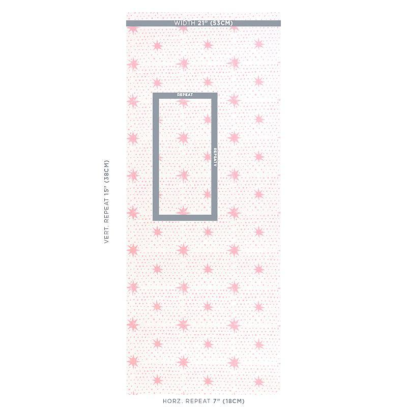 Spot & Star in Pink Wallpaper - Noble Designs