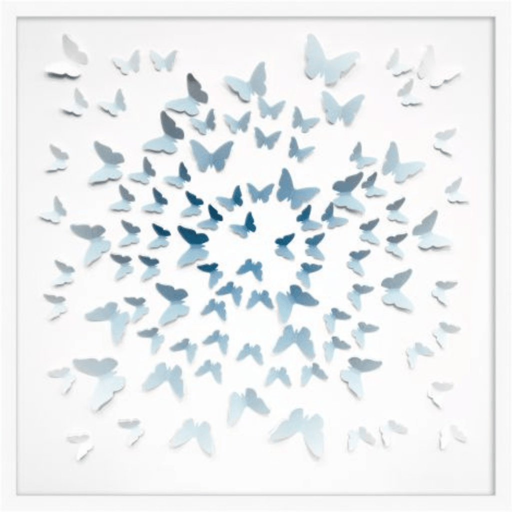 Square Ombre Butterflies - Noble Designs
