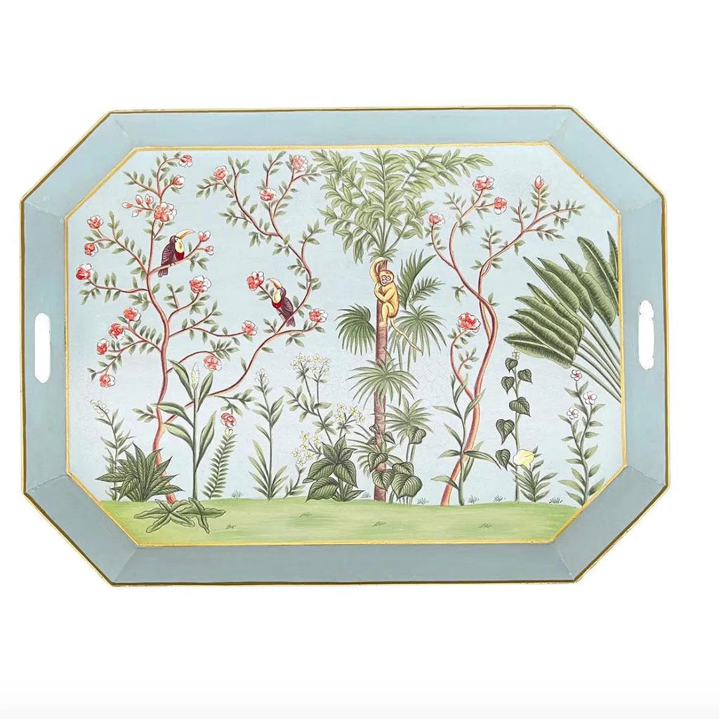 Toucan Jungle Painted Tray - Noble Designs