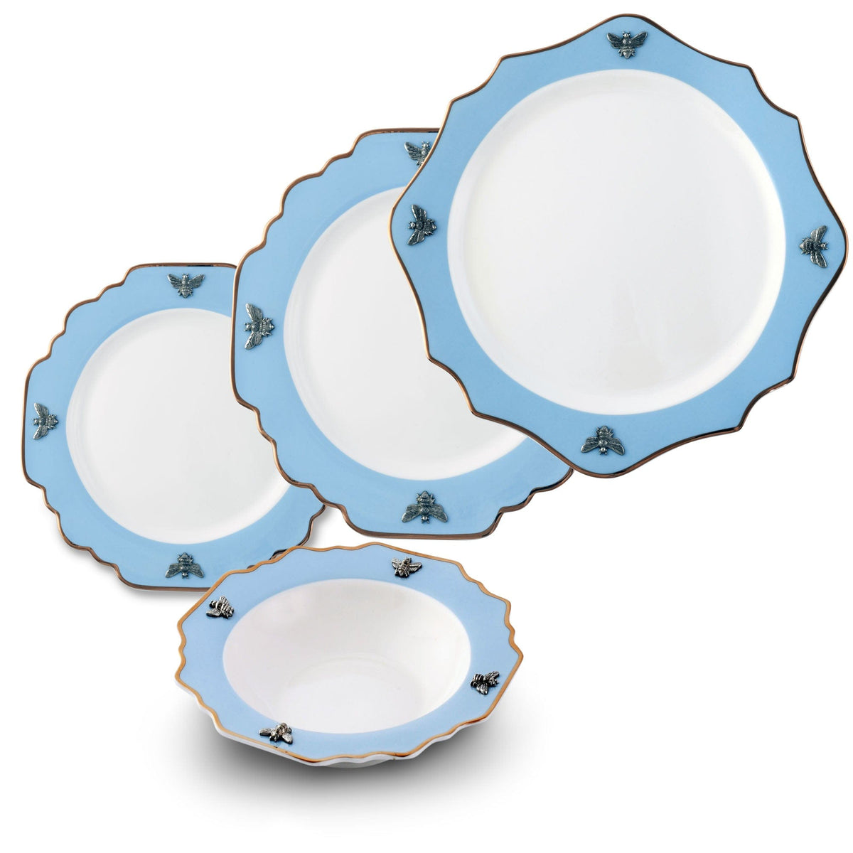 Bone China Arche of Bee Dinnerware - Noble Designs
