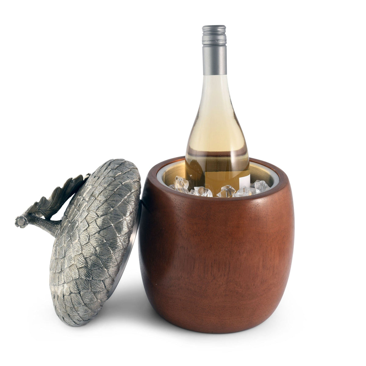 Wood Acorn Ice Bucket - Noble Designs