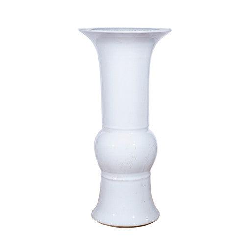 Village White Bouquet Vase Tall - Noble Designs