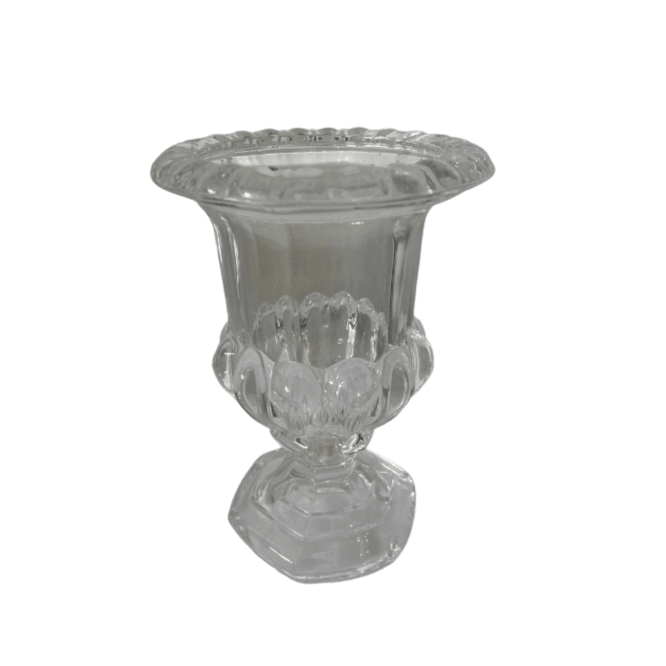 Vintage Glass Urn Vase - Noble Designs