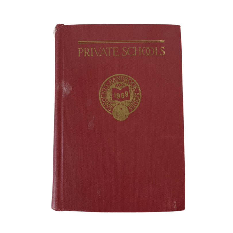 Vintage Private Schools Book - Noble Designs