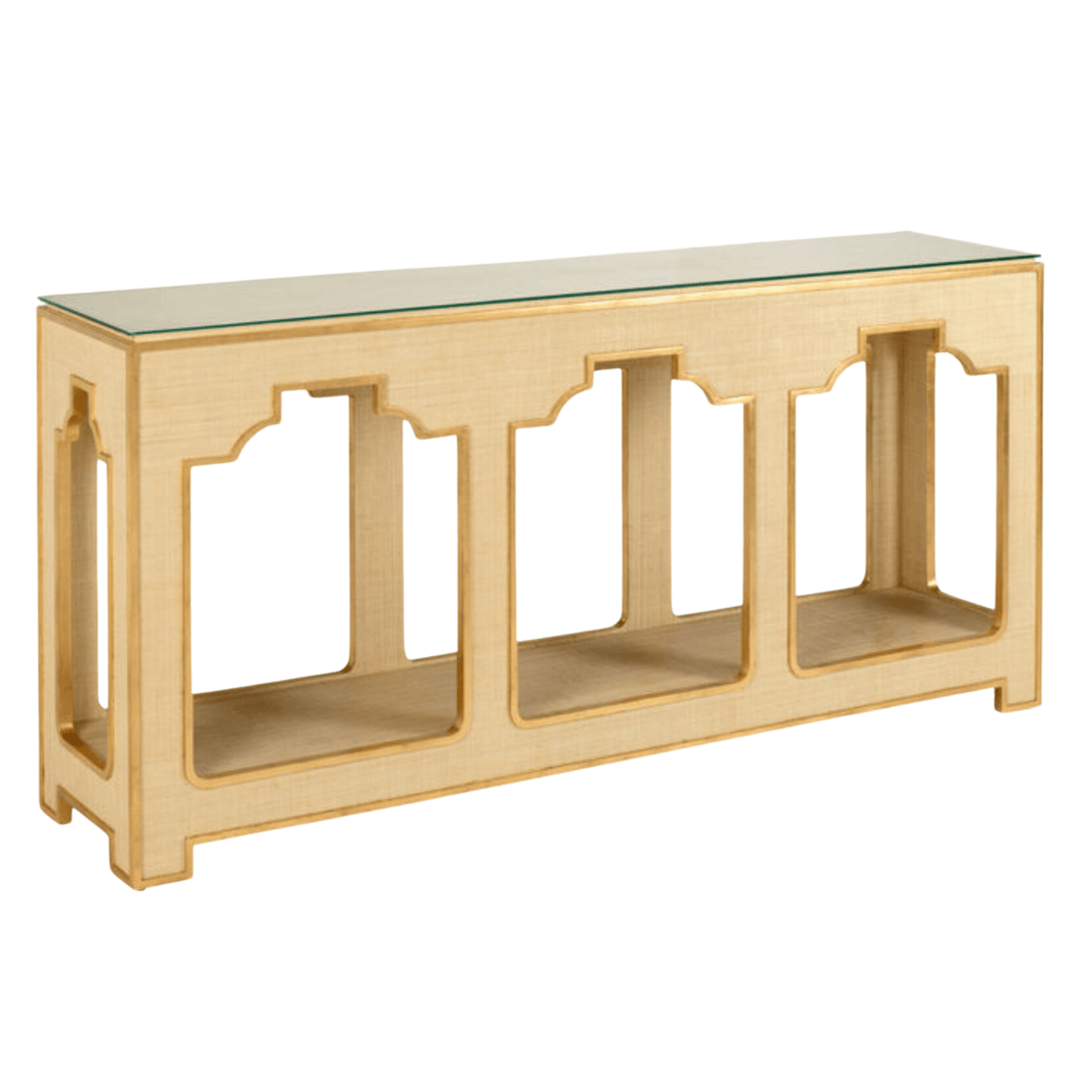 Yangon Console in Cream - Noble Designs